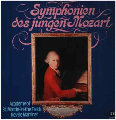 Mozart Symphonien des jungen Mozart (Marriner) NEAR MINT Decca Vinyl LP