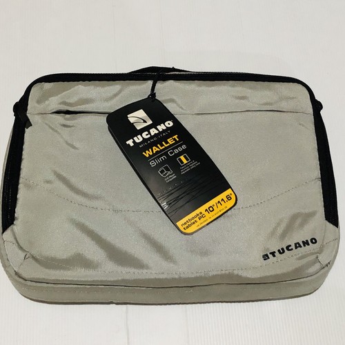 Grey Laptop Tablet Bag 10inch 11.6inch Tucano new with tags - 第 1/7 張圖片