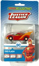 2019 Micro Scalextric HO Slot Car 9V The Flash! Runs 'OK' at 15V Justice League!