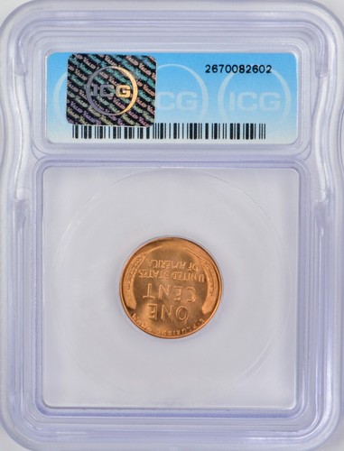 1942 Lincoln Wheat Cent 1c ICG MS67 RED! Free Shipping! - Picture 2 of 4
