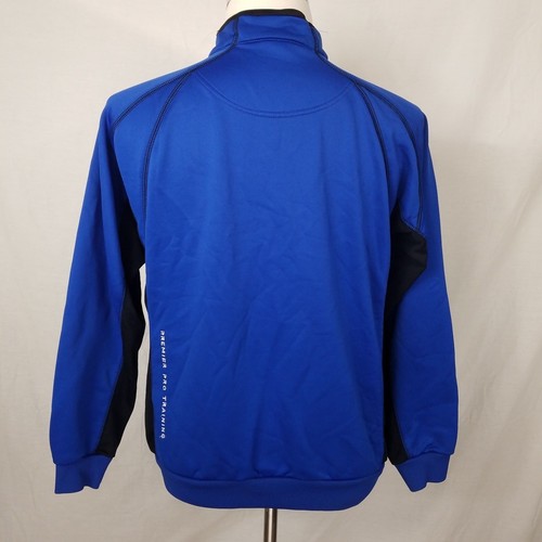 Chaqueta de Entrenamiento Para Hombres UMBRO Talla S PPT Ropa Oficial Equipo 1/4 Cremallera Pull on Azul - Imagen 6 de 12
