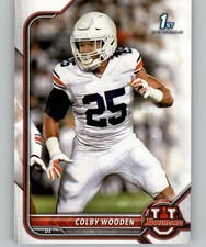 2021-22 Bowman University Football Base Card #1-100 YOU/U PICK Complete Your Set