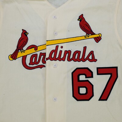 Rare VTG MITCHELL & NESS St. Louis Cardinals 1967 Sewn