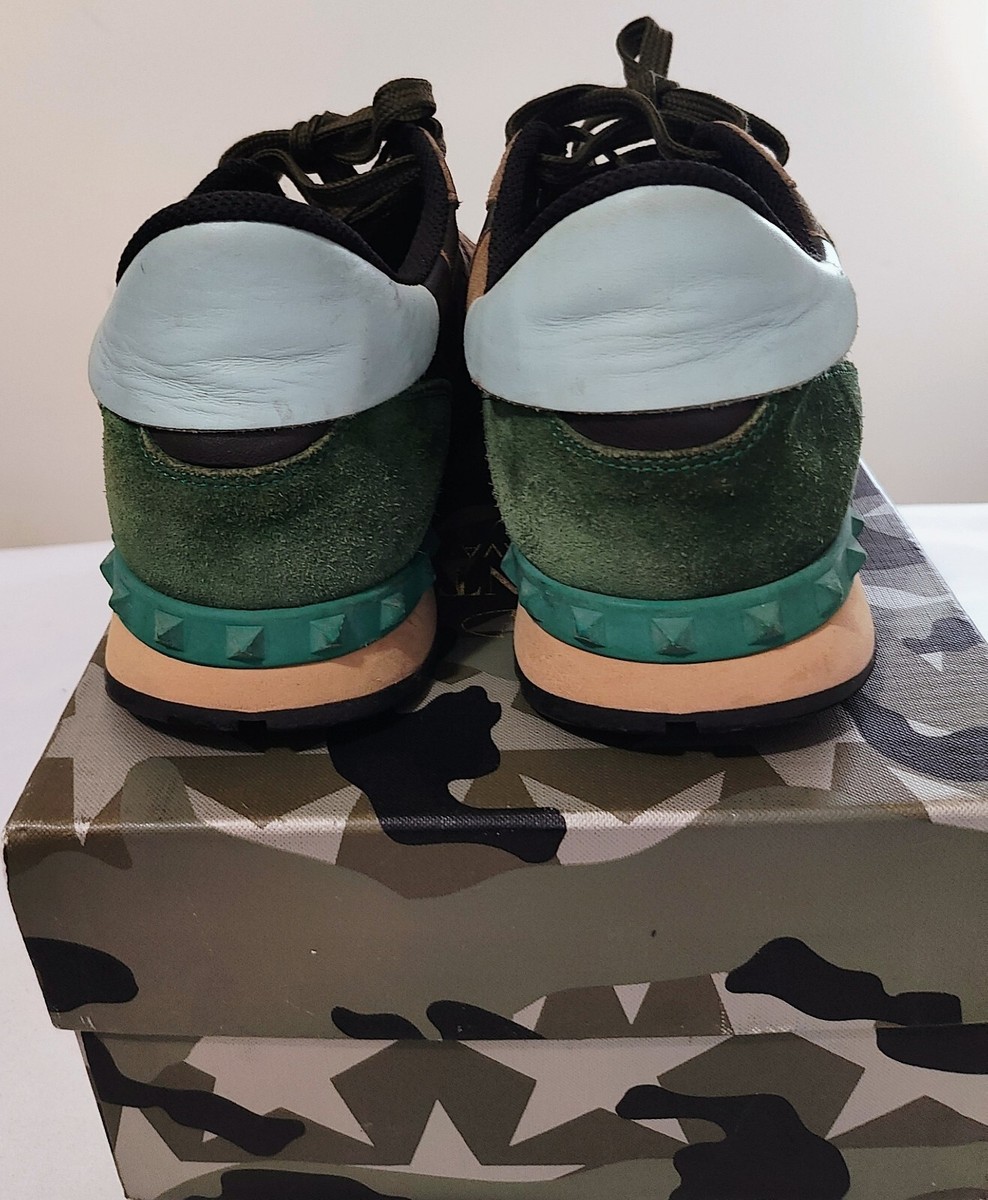 関税負担なし☆VALENTINO ROCKRUNNER スニーカー カモフラージュ スニーカー Rockrunner カモフラージュ for メンズ インチ
