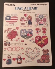 Have A Heart Mini Series #9 Cross Stitch Leisure Arts Valentine's Day Designs