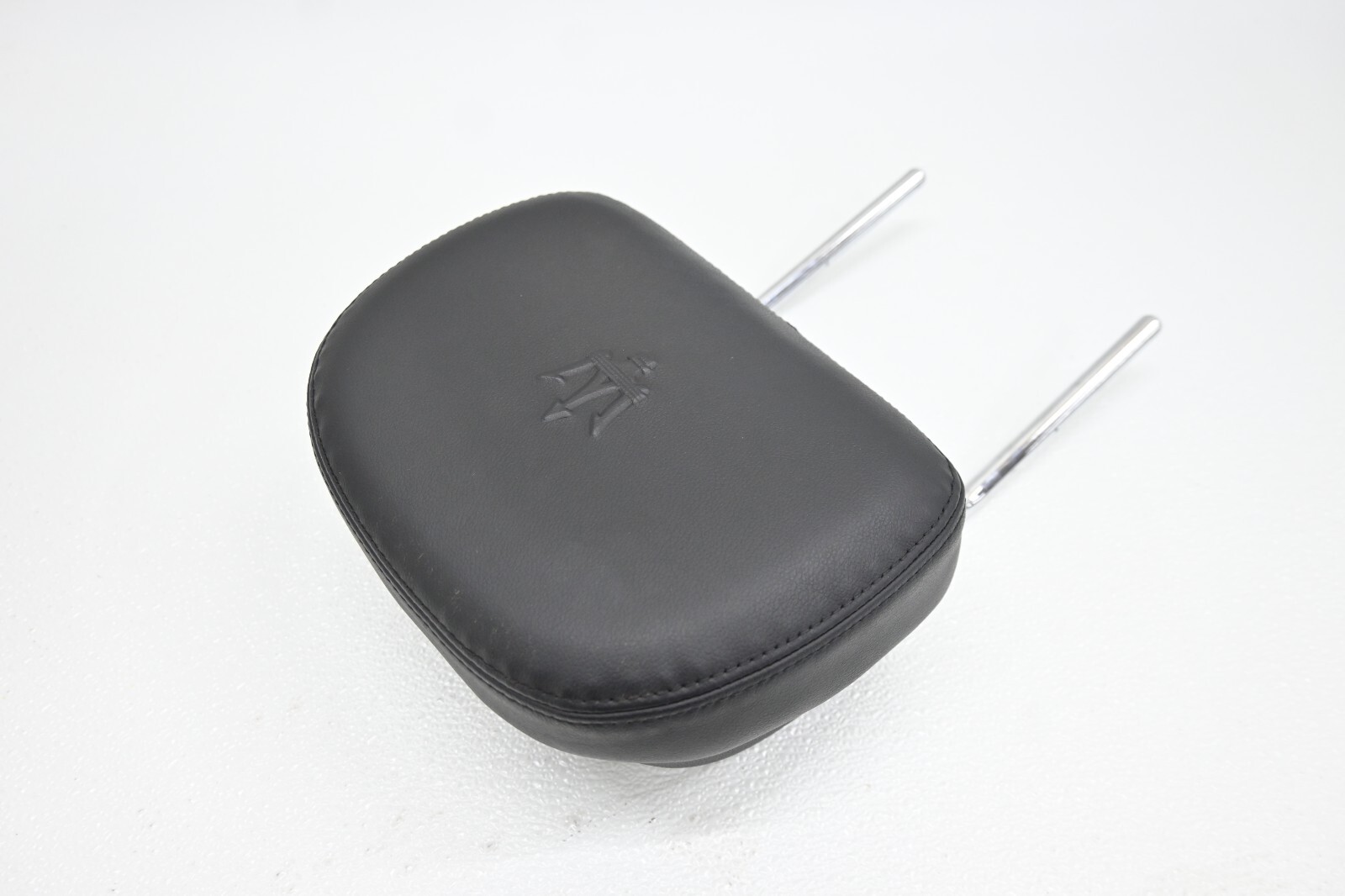 ⭐ 14-21 Maserati Quattroporte Front Seat Headrest Restraint Vinyl Black Oem