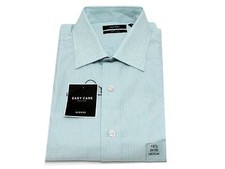 Alfani Men's 100 Cotton Dress Shirts Dress Shirt Light Blue 15 1/2 34-35 M