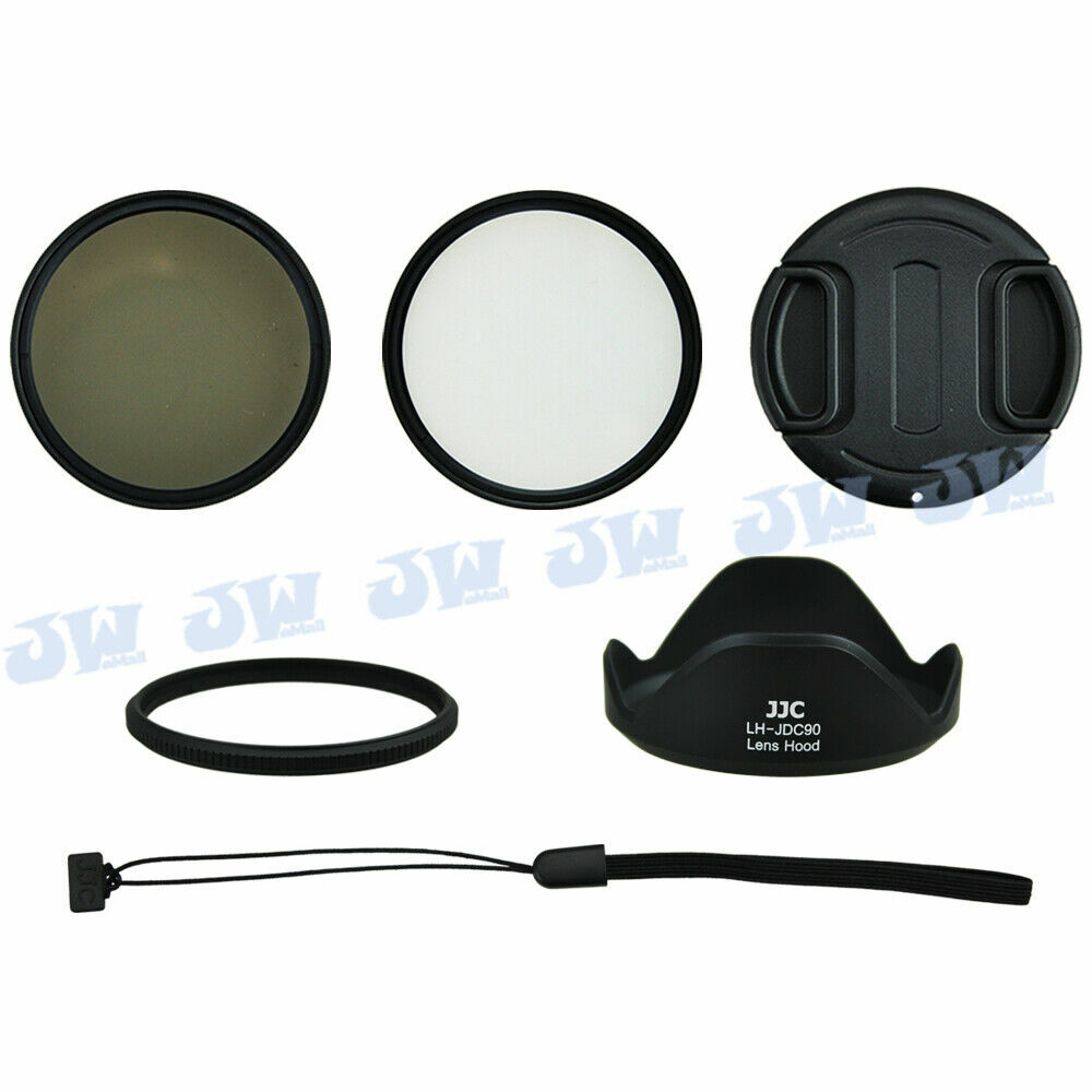 58mm UV CPL Filters Lens Adapter Lens Hood+Cap for Canon SX70