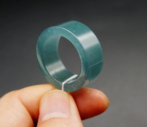 US 12 3/4 Certified Grade A Natural jadeite Guatemalan Highly Translucent Ring59 - Picture 5 of 11