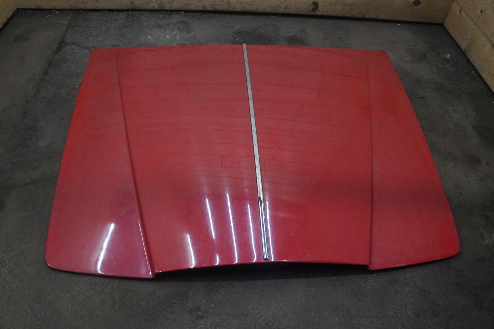 Front Hood Bonnet Panel Assembly Cardinal Red OEM Bentley Turbo R 1991