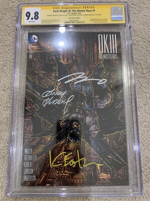 Dark Knight III #1 Eastman Variant Signed X3 CGC Only 1