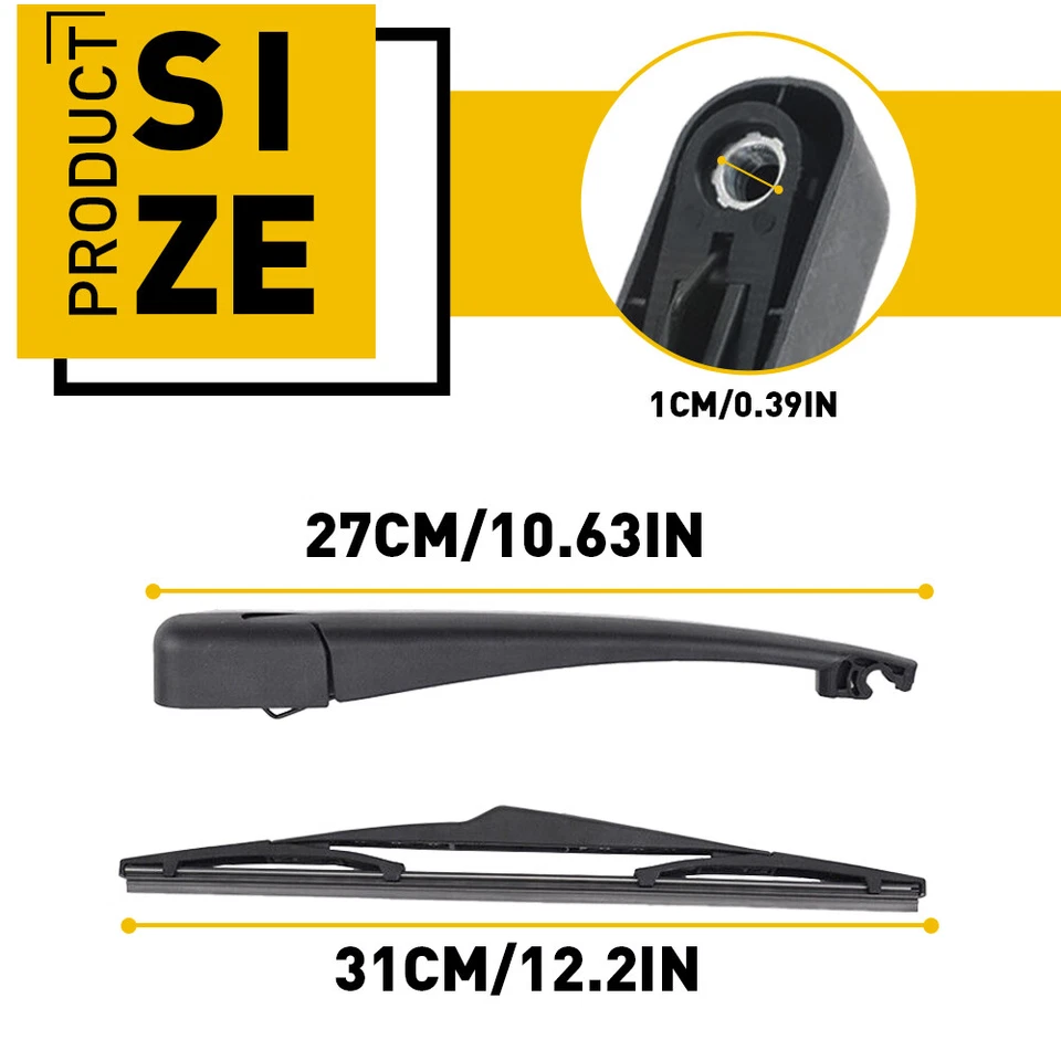 Brazo y hoja limpiaparabrisas de ventana trasera 96624648 para Chevrolet Captiva Sport 2012-2014 Foto 3 de 4