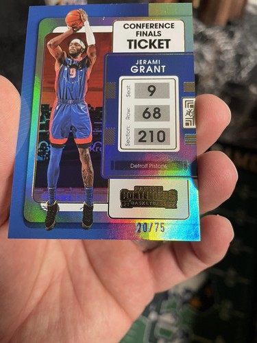 2021-22 Panini Contenders Conference Finals Ticket #88 Jerami Grant #20/75 π₯π - Picture 2 of 3