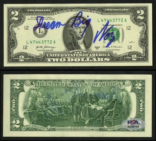 Steve Woz Wozniak SIGNED $2 Dollar Bill Apple Founder PSA/DNA AUTOGRAPHED MINT - Picture 1 of 3