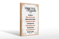 Holzschild Spruch Toiletten Regeln Darf Gesungen 20X30 Cm Schild