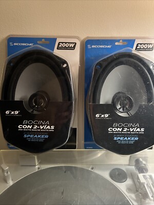 Scosche Speakers 6  X 9  2 Way Coaxial Speakers (Set Of 2)