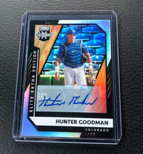 2021 Panini Elite Extra Edition Hunter Goodman Auto