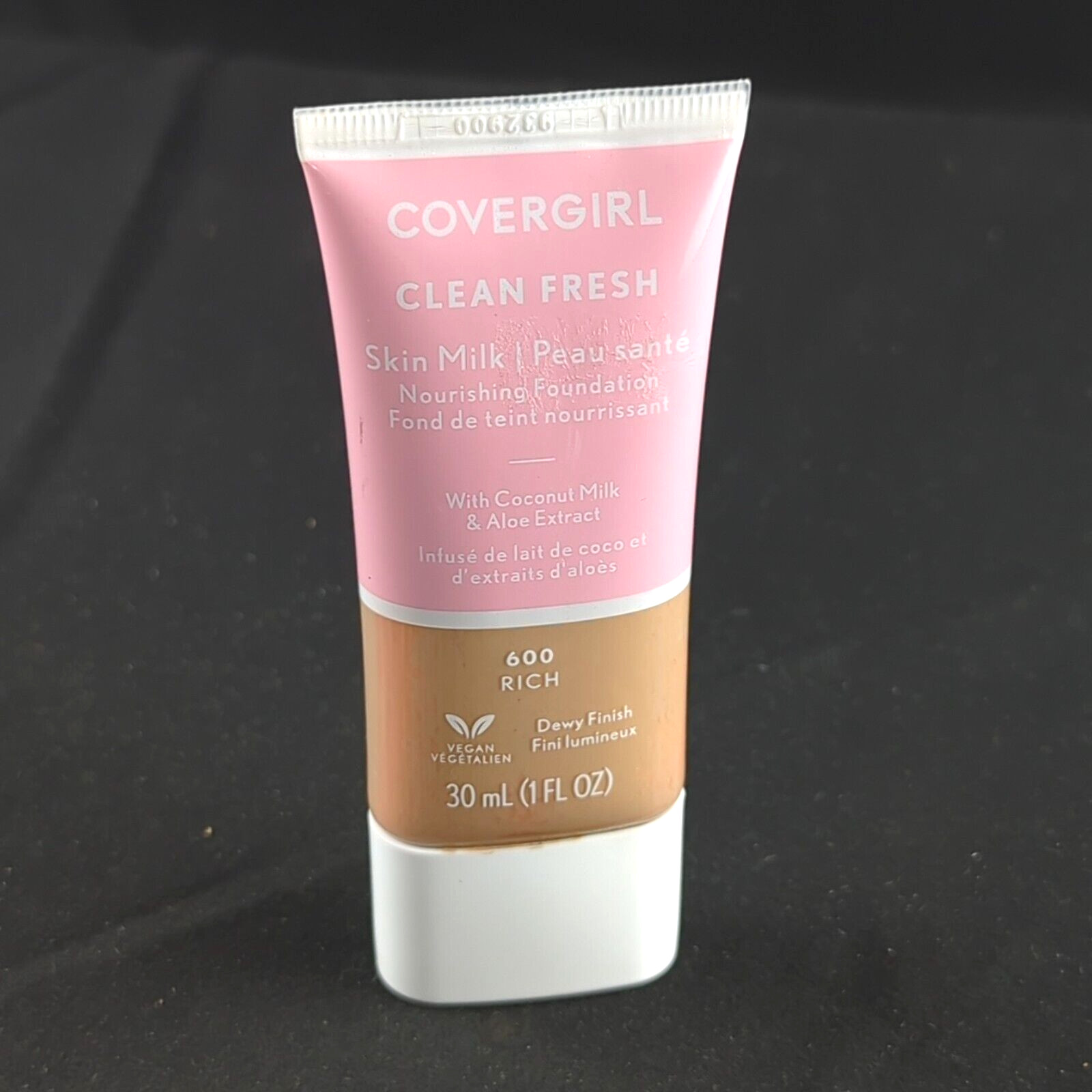 NEW Covergirl Clean Fresh Skin Milk Foundation w/Coconut Milk Full 1oz #600 RICH