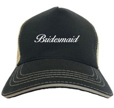 Bridesmaid - Bachelorette Party Celebration Marriage Twill Soft Mesh Trucker Hat
