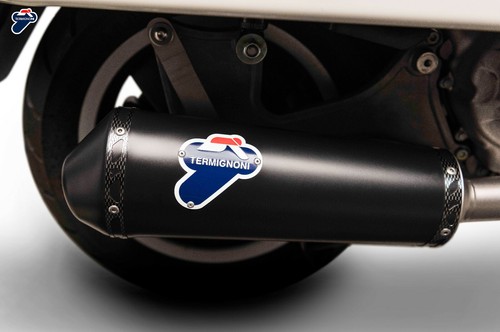 Termignoni Black Racing Slip on Exhaust Vespa GTS 250 / 300 2008-2022 - Picture 4 of 7
