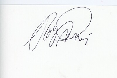Famed Civil Rights Activist & CORE Chairman - Roy Innis and his autograph