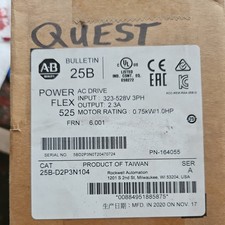 New Allen Bradley 25B-D010N104 PowerFlex 525 4kW 5Hp AC Drive Variable Frequency