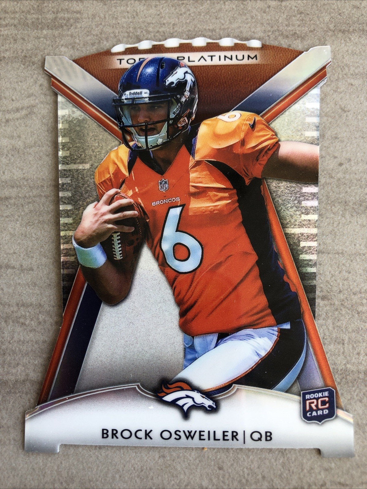 Brock Osweiler Topps Platinum #101 Base