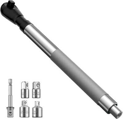 #ad 1 2quot; Offset Extension Wrench Impact Ratchet Extender for Electric Drill with 3 $49.99