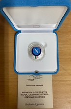 Medaglia argento NAPOLI CAMPIONE 2022-2023 Edizione Limitata
