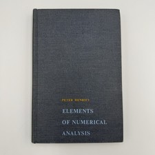 Elements Of Numerical Analysis By Peter Henri...