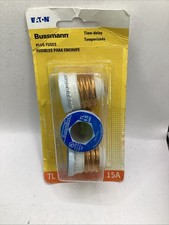 Eaton Bussmann BP/TL-15 15A Time-Delay Plug Fuses 3 Pk New