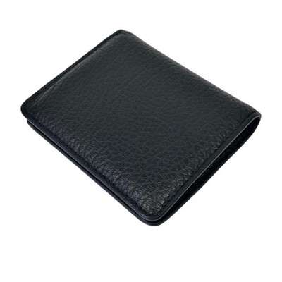 24AW Maison Margiela 11 Leather Compact Wallet Bifold Wallet Black
