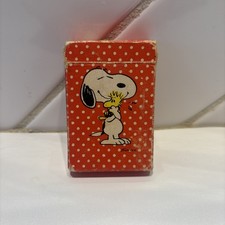 VTG 1965 Hallmark Peanuts Snoopy Woodstock Miniature Playing Cards Love 54 Cards