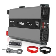 Pure Sine Wave Inverter 1500W Power 12V DC to 110V 120V AC Converter 3000W