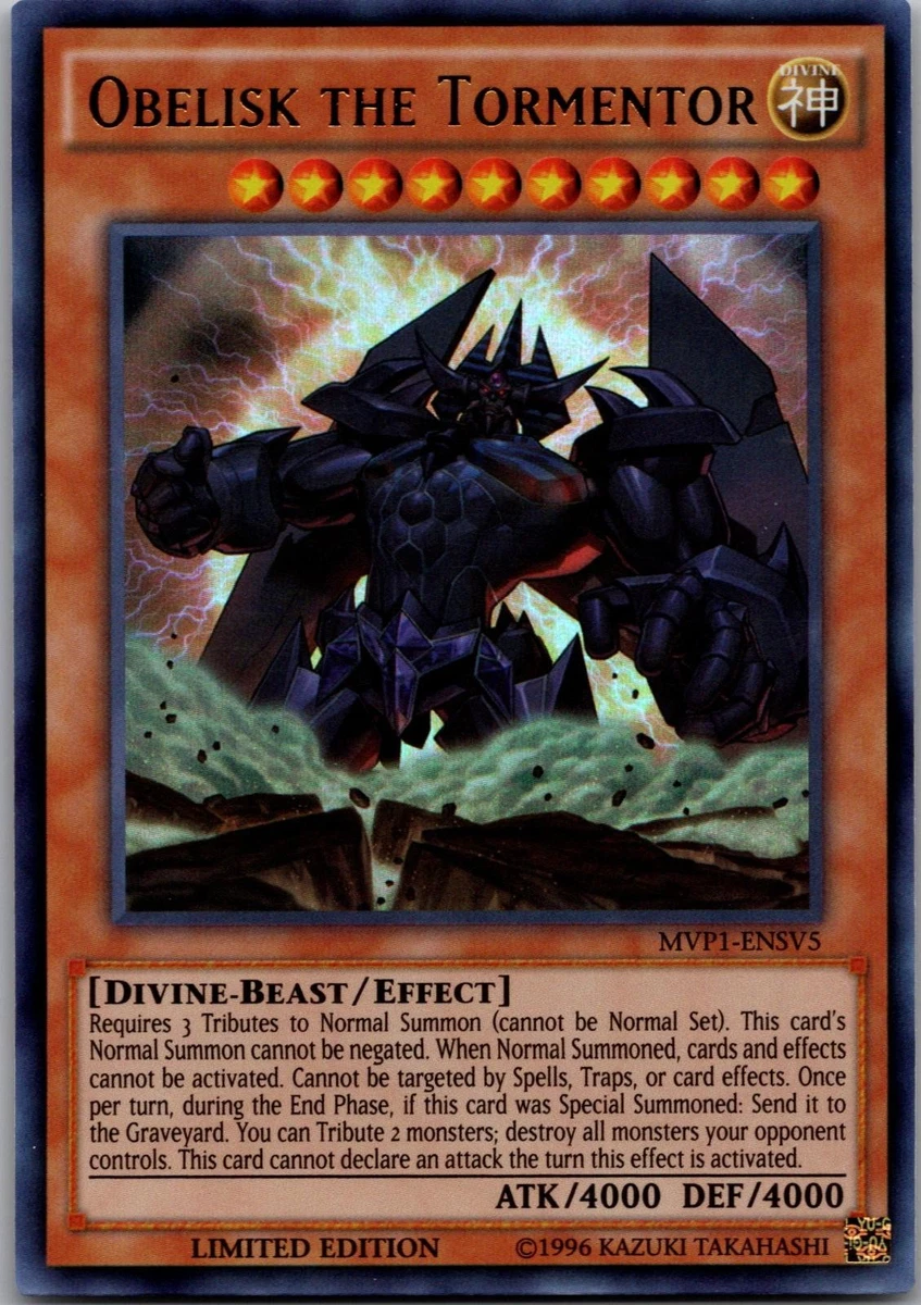 Obelisk The Tormentor Effect Yu-Gi-Oh! TCG Individual Trading Card