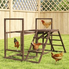 Chicken Activity Play Set with Perches, Swing, Ladder, Coffee