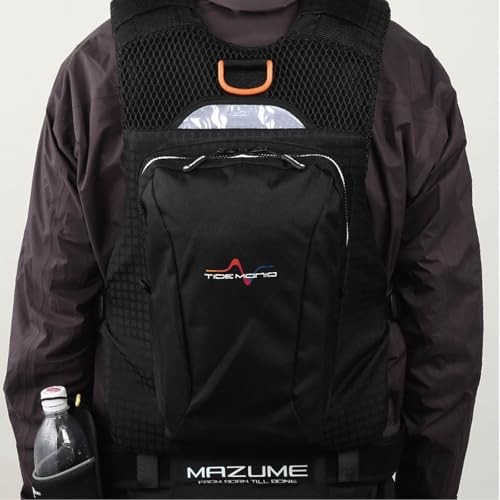 mazume Tidemania Life Jacket Game Vest 2025 model MZLJ-831 Black x Lime green