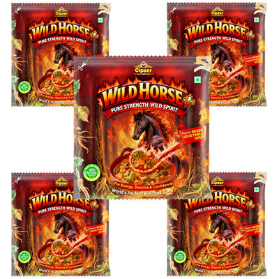 Cipzer Wild Horse Plus Mixed Vegetable Wellness Soup For Stamina 10g (Pack of 5)