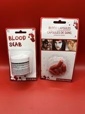 Blood Scab  Blood Capsules Fake Blood Halloween Zombie, Wound Makeup  NEW