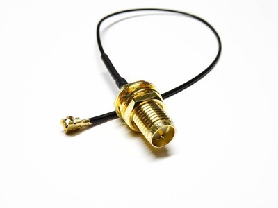 Adapter Verlängerungskabel RP-SMA u-FL IPEX IPAX IPX 17cm 170mm Antenne Wlan