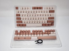 TIMSEKER 119 Keycaps Set MA Profile PBT Dye Sub ANSI Cherry MX Brown Grey