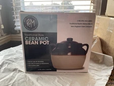 R&M International Traditional Style Ceramic Bean Pot