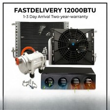 12V Underdash Heat&Cool Air Conditioner Universal Electric AC Unit For Car Van