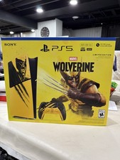 Sony PS5 Slim Digital Marvel  s Wolverine Battle Yellow Limited Edition 825GB NEW