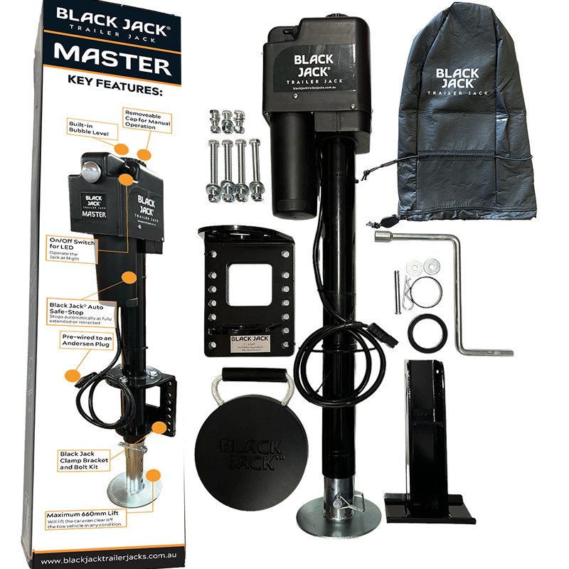 12V 블랙잭 트레일러 잭 - MASTER (카라반 및 트레일러용 전동 트레일러 잭) 2