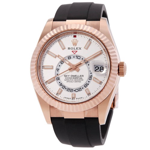 Rolex Sky-Dweller GMT Automatic Chronometer White Dial Men's Watch 336235-0003