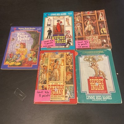 The Indian in the Cupboard + Another Story by Lynne Reid Banks Lot Of 5 PBs GC