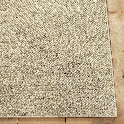 Ballard Designs Trellis Sisal Rug Flat Weave Transitional NO IMPORT FEES