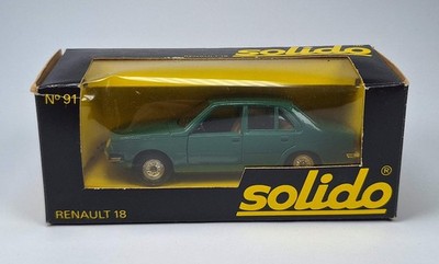 SOLIDO No 91 - RENAULT 18, Made in France, scale 1:43, TOP CONDITION