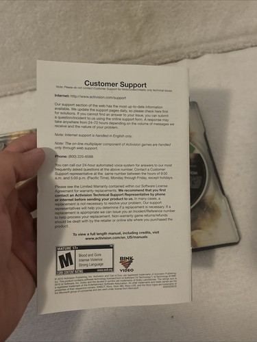 Call of Duty Black Ops Xbox 360 Steelbook Edition W Case & Manual TESTED - Picture 8 of 10